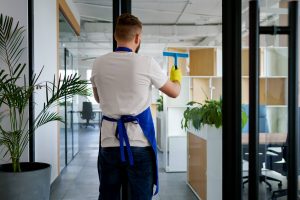 pasos para el procedimiento de limpieza de oficinas